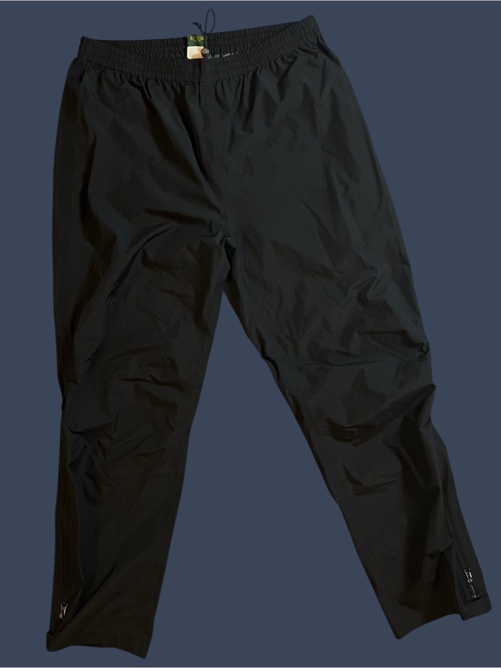 GORE-TEX Men's Adjustable Black Water-Resistant Wind Pants - Same day shipping!